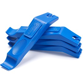 YunSCM 4-PCS High-Strength Plastic Bike Tire Levers, Portable and Multifunctional Bicycle Tire Levers,Tire Removal Tool for Road Mountain Bike Tires(Blue)