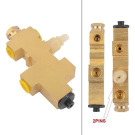 Proportioning Valve Disc Drum Compatible with Jeep Wrangler CJ XJ & YJ Cherokee 2.5L 4.0L Brass 1989-1996 Replace PV8796J 05083808AA 52009115