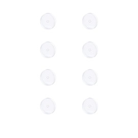 Bloomfall Clear Piercing Disc For Piercing Bump,Pressure Silicone Earrings For Keloids Healing Pads Belly Button Piercing Kit Nose Piercing Bump Treatment (5MM 8PCS)
