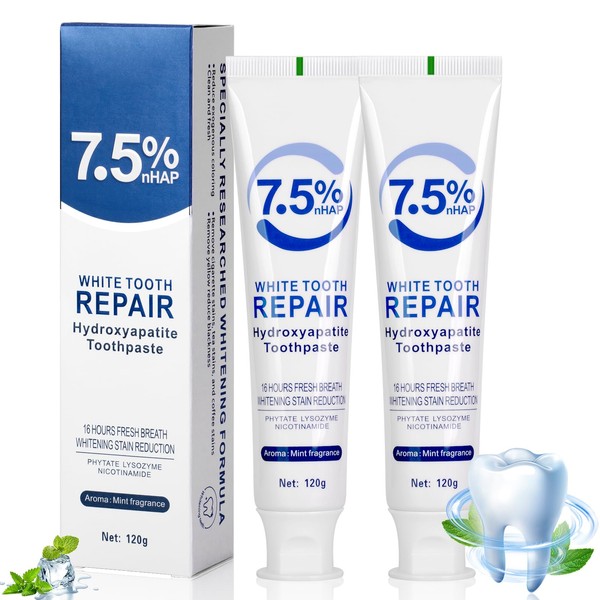 Hydroxyapatite Toothpaste UK, Hydroxyapatite Toothpaste for Protects Tooth Enamel, Removes