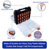 Tools Organizer Box Small Parts Storage Box 50-Compartment Double Side