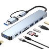 HUB USB C, 8 en 1 Adaptador USB C Multipuerto
