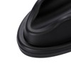 Partools Bicycle Front Wheel Stand, Black, Lightweight, Compact, Plastic Interior