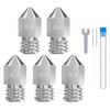 KEAcvise 5pcs Hardened Steel Nozzle Set - mk8 extruder nozzles
