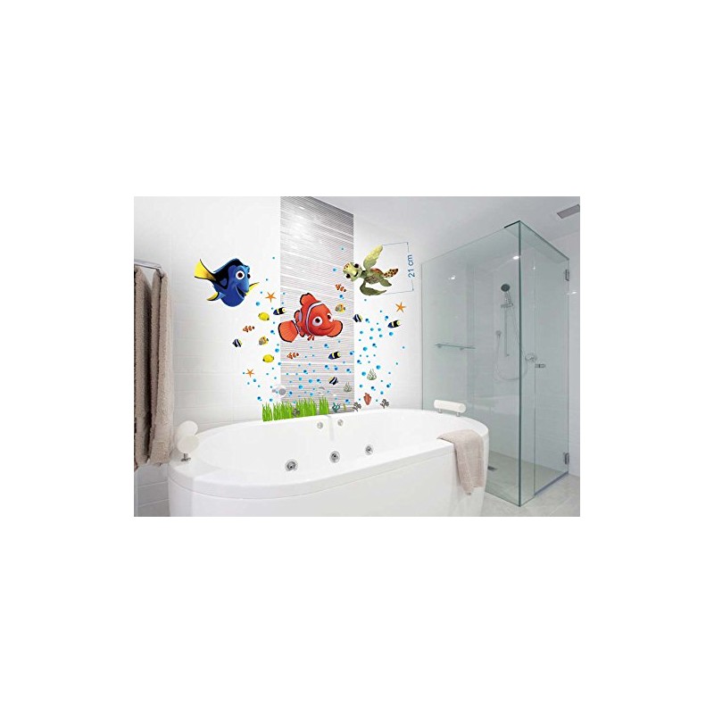 BOARA Wall Sticker Fish Children's Room Decoration for Bathroom Nemo