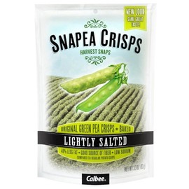 Harvest Snaps Snapea Crisps Lightly Salted - Pack of 3, 3.3 Oz. Ea.