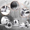 SWTYExt Pack of 100 M8 Cap Nuts Stainless Steel Cap
