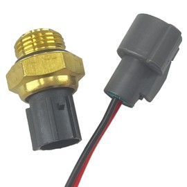 Radiator Coolant Fan Switch 37760-P00-003 with Connector Pigtail Harness, Water Temperature Sensor Switch Compatible with Accord Civic CR-V Odyssey CL Integra RSX TL