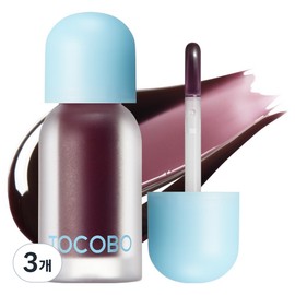 Tokobo Tocobo Juicy Berry Plumping Lip Oil 4g, 03 Black Cherry, 3 pieces / 토코보 쥬시 베리 플럼핑 립오일 4g, 03 블랙 체리, 3개