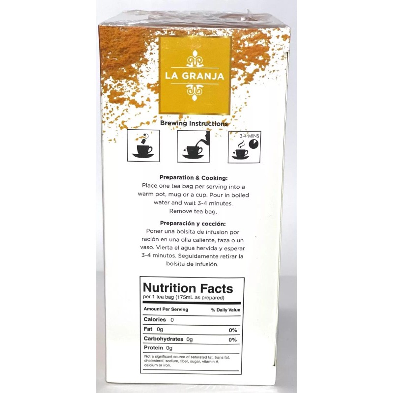 La Granja Coconut Honey Turmeric Tea - Herbals Pure Herbal