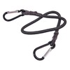 Amtech 24" Bungee Cord with Dual Carabiner Clips, 8mm Heavy-Duty
