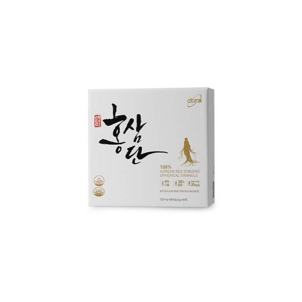 Korean Red Ginseng by Atomy Extract 100% Ginseng Pill 2 Botlles 1g x60packs