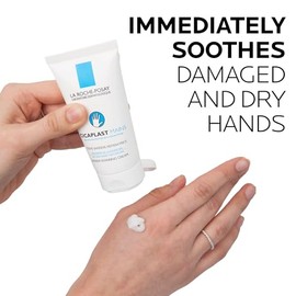 La Roche-Posay Cicaplast Crema de Manos Calmante, Hidratante y Protectora, Repara la Barrera Cutánea, con Niacinamida y Glicerina, Acabado no Graso, 50 ml