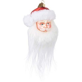 Raz Mr Santa Claus Glass Ornament Eric Cortina New