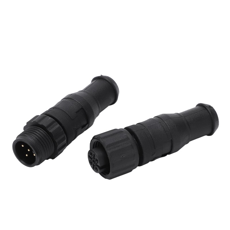 2PCS Marine for NMEA 2000 Terminators M12 Male Female 5