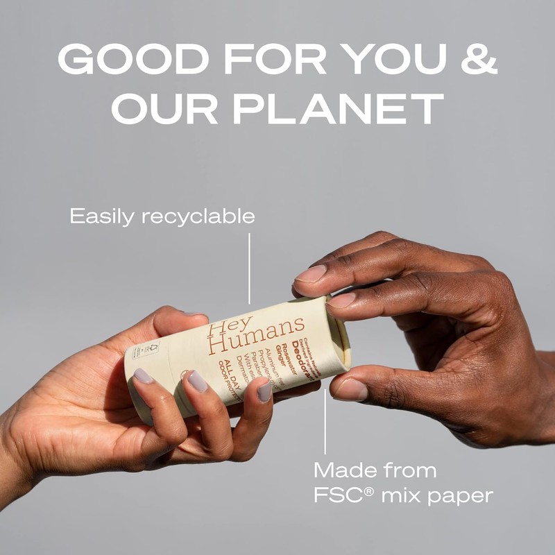 Hey Humans Deodorant, Aluminum Free Deodorant for Women and Men,