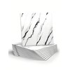 10pcs Marble Peel and Stick Waterproof Shower Wall Panels, Peel