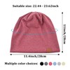 LWAQWHU Slouch Beanie Hat for Men Women Warm Knitted Beanie