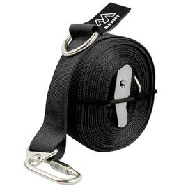 Bemit Ogawa Tension Belt Tarp Extension Belt Setting Tape One-Touch Length Adjustment Load Capacity 440.5 lbs (200 kg) High Strength Nylon 17.1 ft (5.2 m) Width 1.26" (3.2 cm)