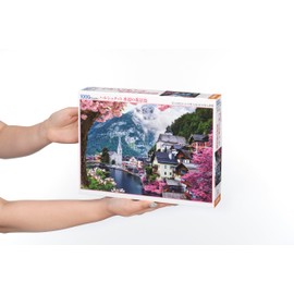 Hallstatt Waterside Flowers 1000 Piece Jigsaw Puzzle (1000-109)