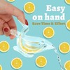Manual Lemon Juicer, Acrylic Manual Lemon Slice Squeezer, Portable Transparent