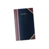 STAPLES Hardbound Journal, Black/Burgundy, 7.25" x 11.75", Ruled Writing Notebook
