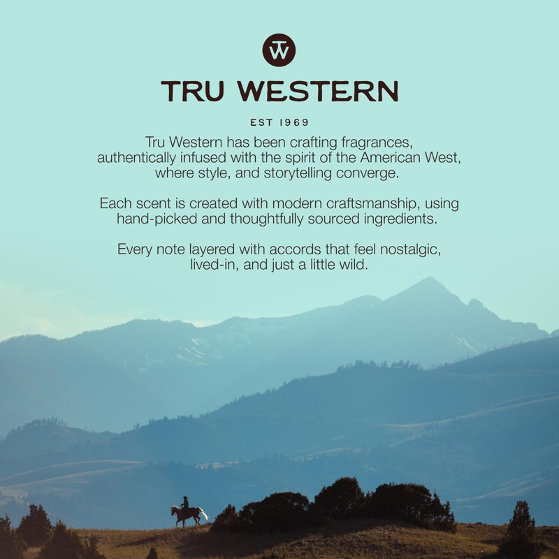 Tru Western PBR Black and Blue Flame Men’s Cologne Spray