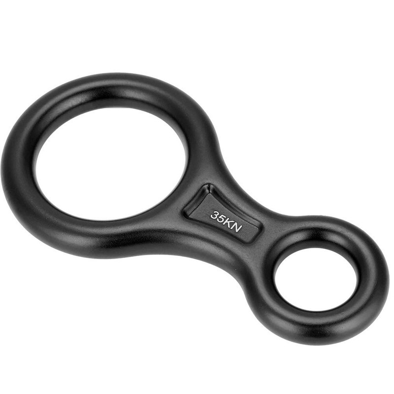 Climbing Rappel, Aluminum Alloy Peak Rescue Terminal 8 Descender Belaying