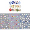 Byuse 3D emboss sticker spring collection nail sticker cost-effective 3 types, blue daisy, 1 pc / 바이유즈 3D 엠보스티커 스프링컬렉션 네일스티커 가성비 3종, 블루데이지, 1개