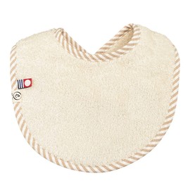 Bib Bib, Adjustable Size, Imabari Towel, 2-1) Striped Natural