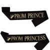 Black Prom Prince for Boys and Princess Sashes for Girls
