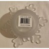 Unbranded Snowflake Tea-Light Candle Holders Frosted Glass Set Of 9