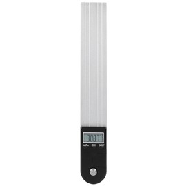 2 In 1 Digital Protractor Accurate Magnetic Aluminum Alloy Measuring Angle Ruler 12in