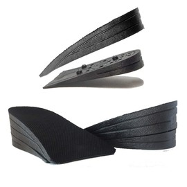 Feetly® Plantillas de Aumento de Altura de Dos Capas - Ajustable de 3cm a 5cm - Un Par - Comodas - Para Aumentar Altura - Inserciones de Elevacion - Transpirables - Para Hombres y Mujeres