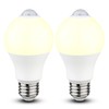 Motion Sensor Light Bulbs - 9W (60W Equivalent) E26 Motion