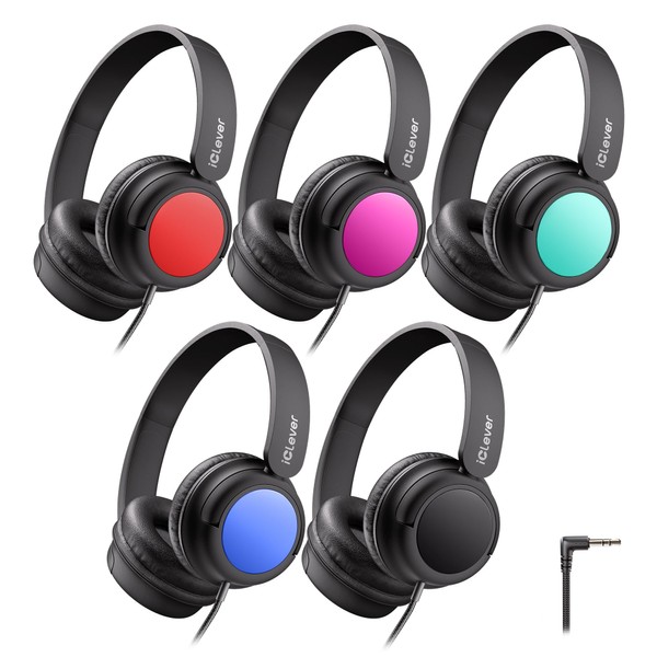 iClever iClever Kids Wired Headphones for School Students K-12 &