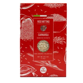 RISO MITTINO Organic Carnaroli Rice For Risotto 1 KG Pack