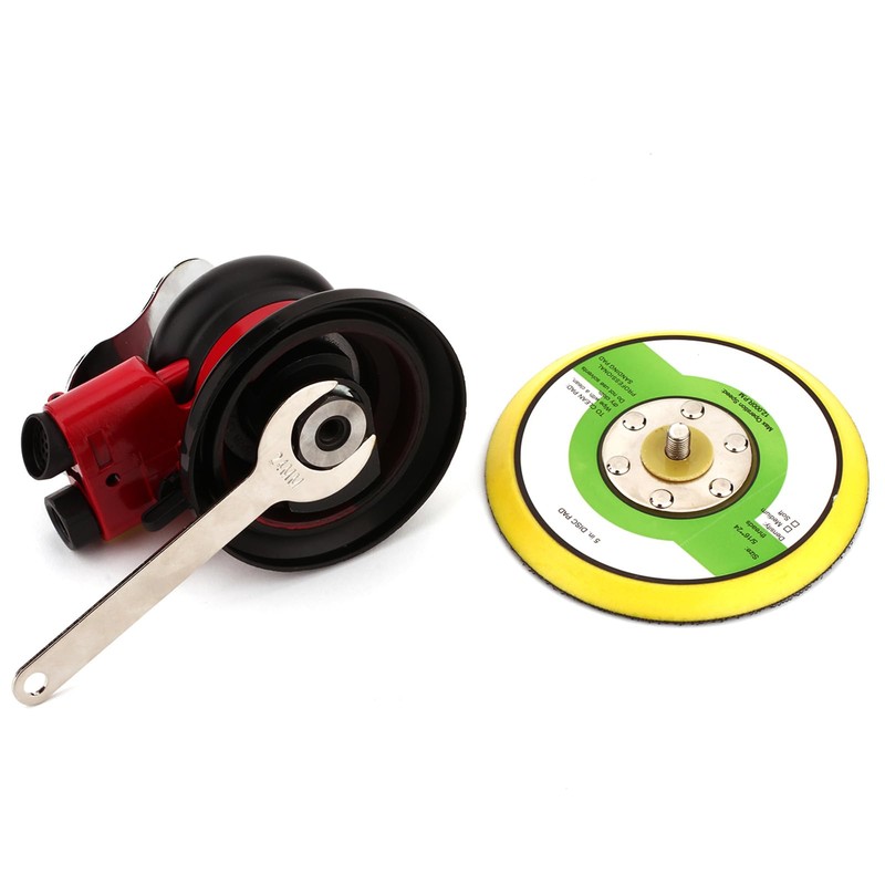 Professional Air Random Orbital Palm Sander, Dual Action Pneumatic Sander,