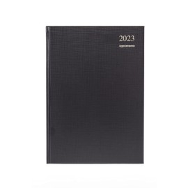 Collins Essential A4 Day to Page Appt 2023 Diary - Black