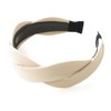 JewelVOX Hair Accessories, Headband Cross, Wave, Twist, Wide, Black