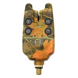 Fishing Bite Alarm, Waterproof Carp Fishing Alarm Kit, Bite Alarm With Volume + Tone Control, Carp And Pike Fishing Bite Alarm, Fishing Bite Speaker Indicators (Camouflage)