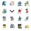 63Pcs Monsters Inc Stickers Pack, Cartoon Comedy Vinyl Waterproof Decals