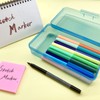 Ykimok Large Capacity Clear Pencil Box, Pencil Case, Plastic Pencil