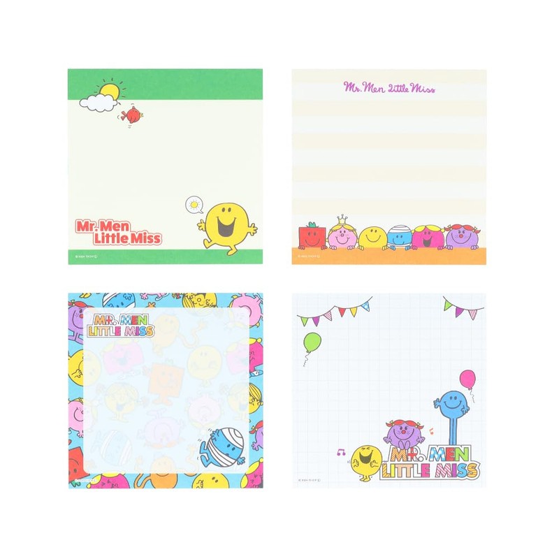 Sunstar Stationery S2846110 Mr Men & Little Miss Memo Square
