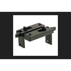 Slide-Co 172434-B Spring Loaded Sliding Window Tilt Latch, Black, 1-Pair