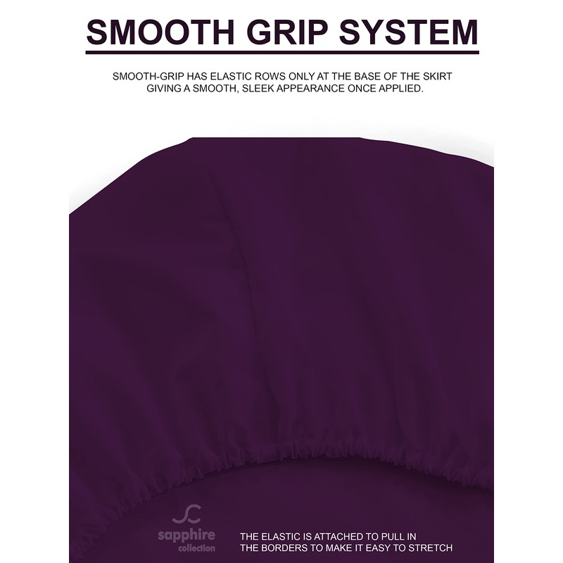 Sapphire Collection Fitted Sheet Non Iron Percale 180 Thread Count