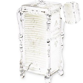 Vanity Storage Organizer Makeup Cotton Transparent Storage Case