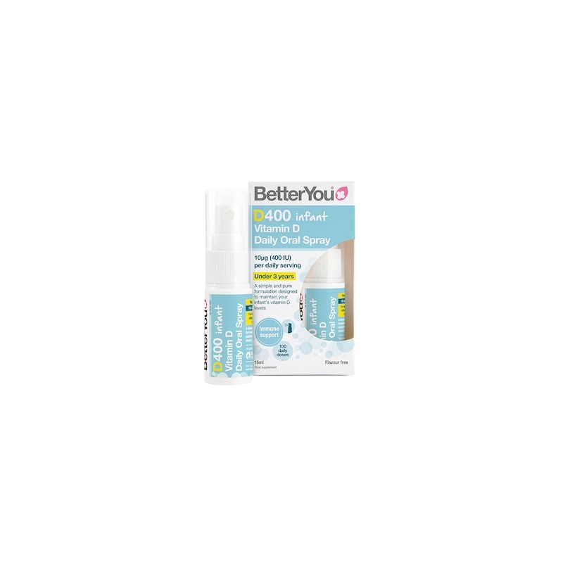 BetterYou D400 Infant Vitamin D Daily Oral Spray 15ml