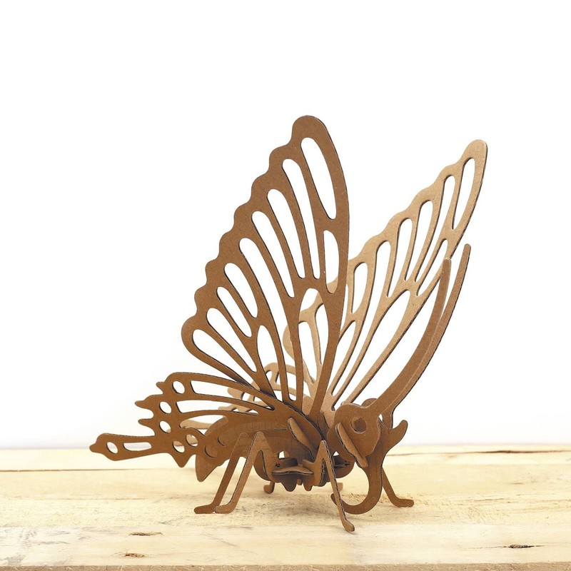Graine Créative 3D Cardboard Model to Assemble - Butterfly