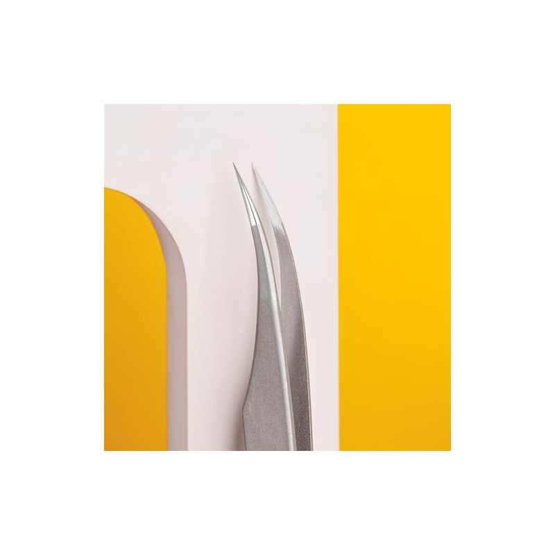 STALEKS PRO Professional False Eyelash Extension Tweezers Stainless Steel Expert